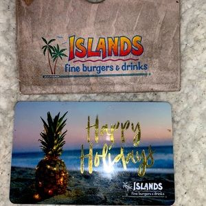 GIFT Card for $25 ISLANDS fine burgers & drinks